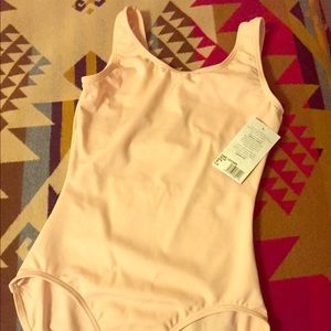 Capezio Team Ballet Pink Leotard M fits regular XS